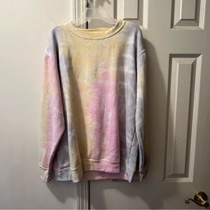 Dari sweater, size S, multi- color it’s tie dyed